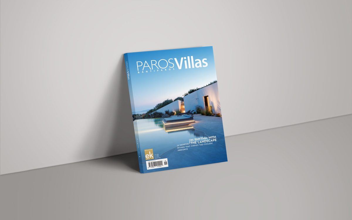 EK Magazine, Best Villas in Paros & Antiparos, cover